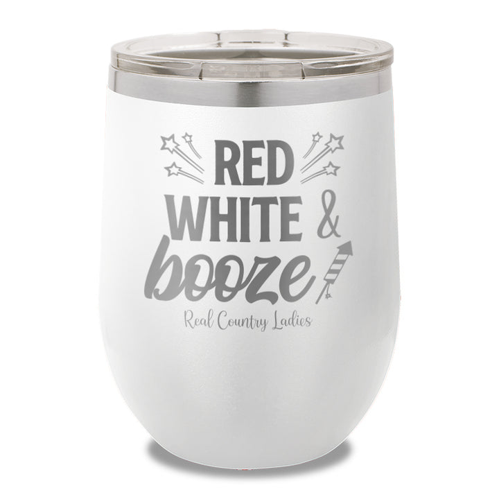 Red White And Booze 12oz Stemless Wine Cup