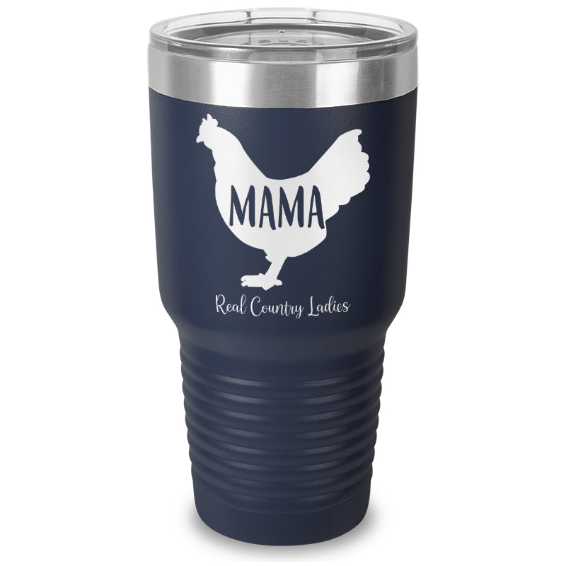 Mama Hen Laser Etched Tumbler