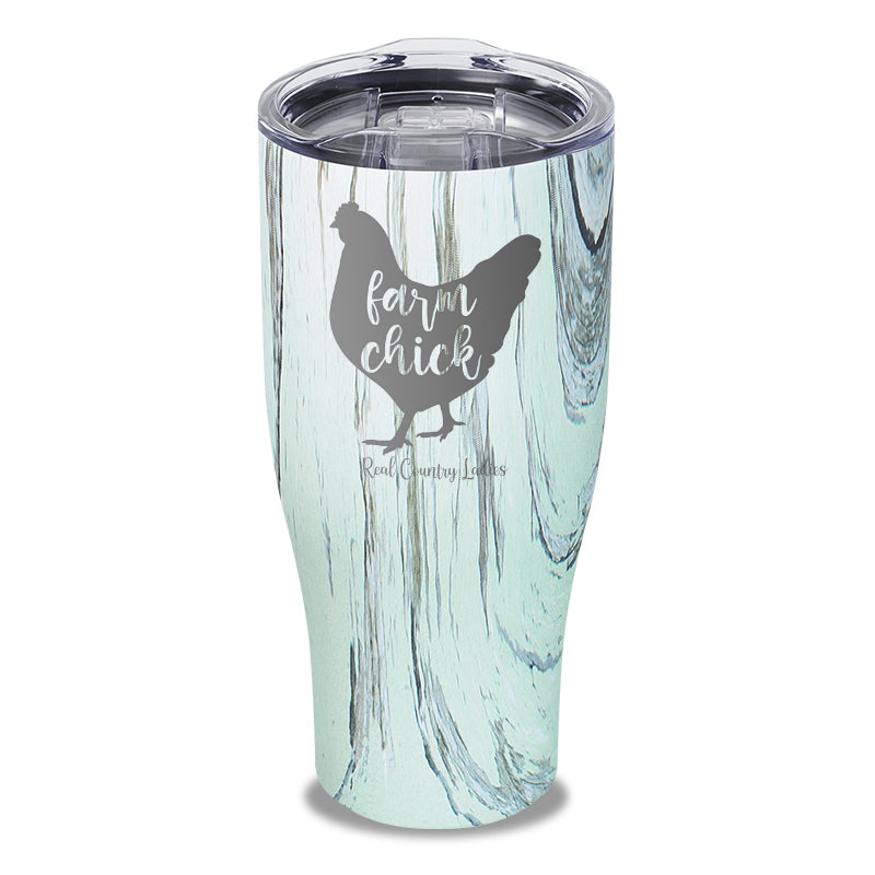 Farm Chick Laser Etched Tumbler