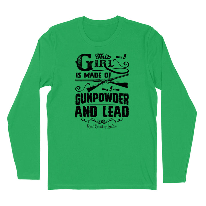 Gunpowder And Lead Black Print Hoodies & Long Sleeves