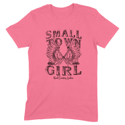 Small Town Girl Black Print Front Apparel