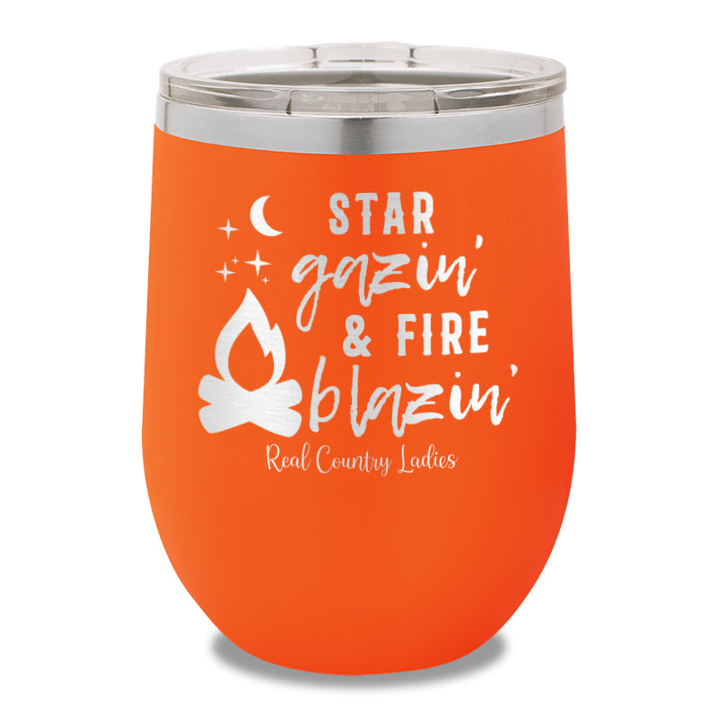 Star Gazin And Fire Blazin Stemless Wine Cup