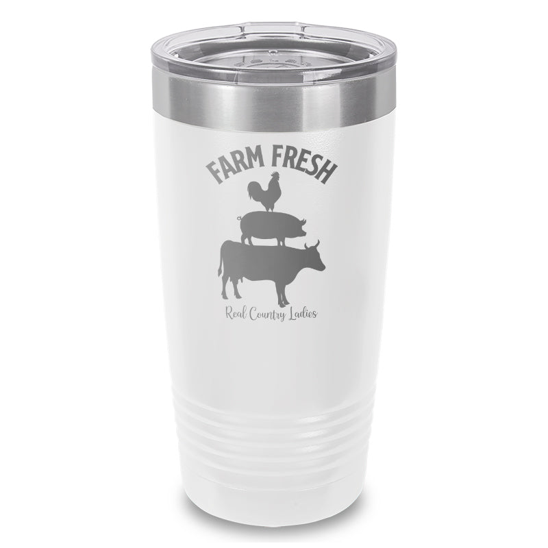 Farm Fresh Laser Etched Tumbler