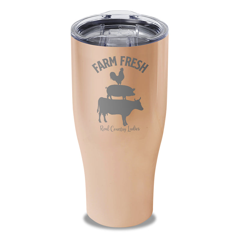 Farm Fresh Laser Etched Tumbler