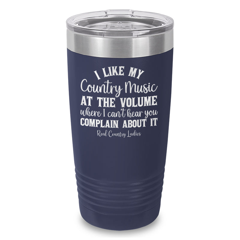 I Like My Country Music Laser Etched Tumbler