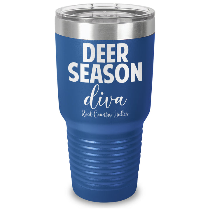 Deer Season Diva Laser Etched Tumbler