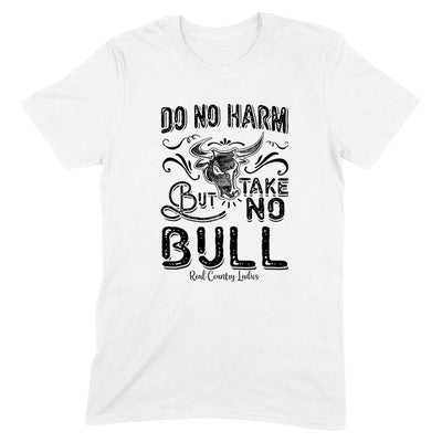 Take No Bull Black Print Front Apparel