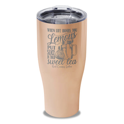 When Life Hands You Lemons Laser Etched Tumbler