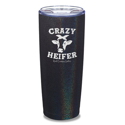 Crazy Heifer Laser Etched Tumbler