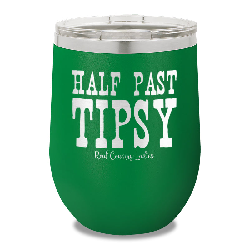 Half Past Tipsy 12oz Stemless Wine Cup