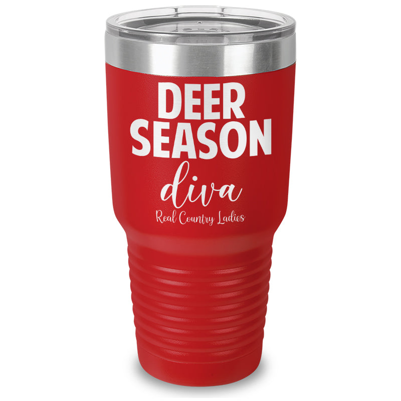 Deer Season Diva Laser Etched Tumbler