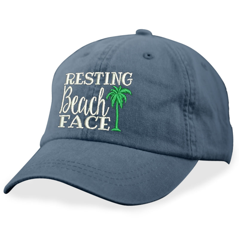 Resting Beach Face Hat