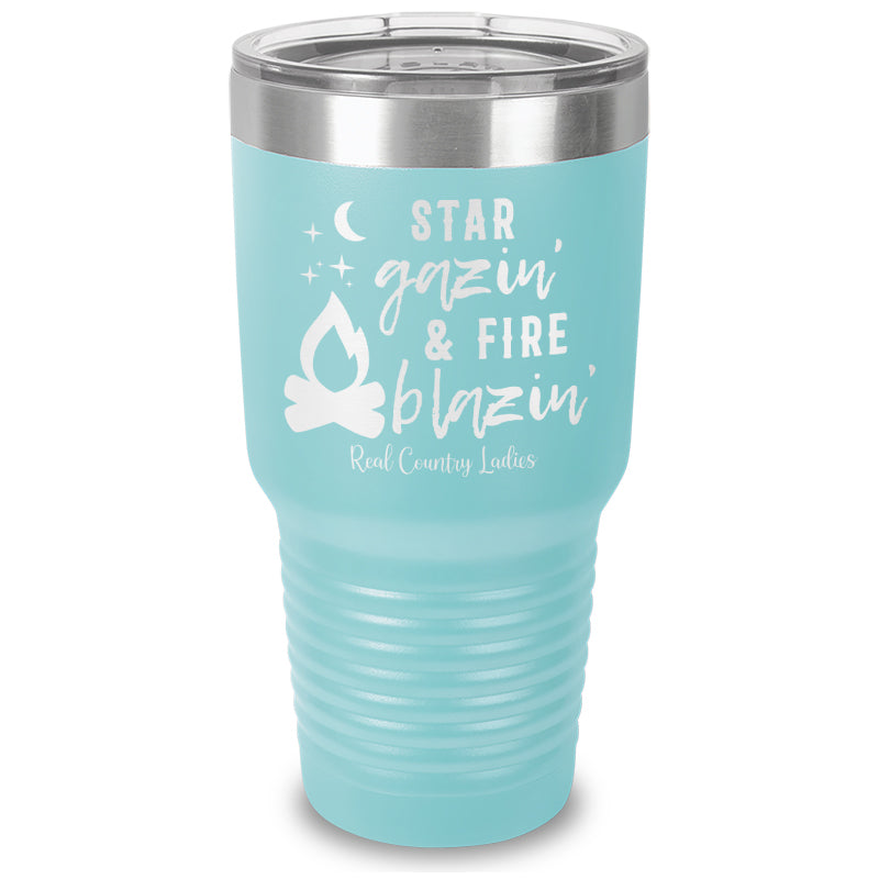 Star Gazin And Fire Blazin Laser Etched Tumbler