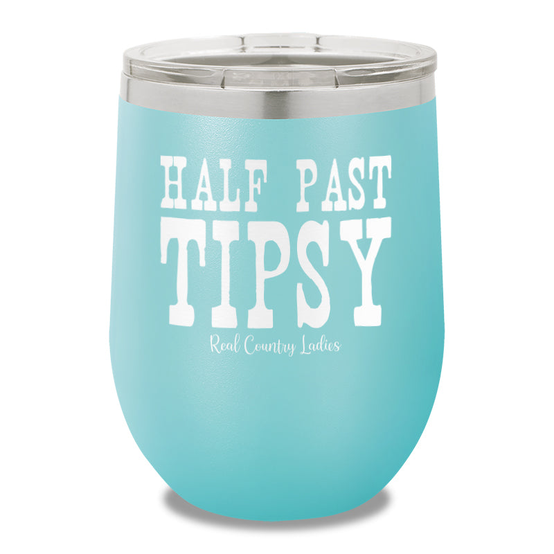 Half Past Tipsy 12oz Stemless Wine Cup