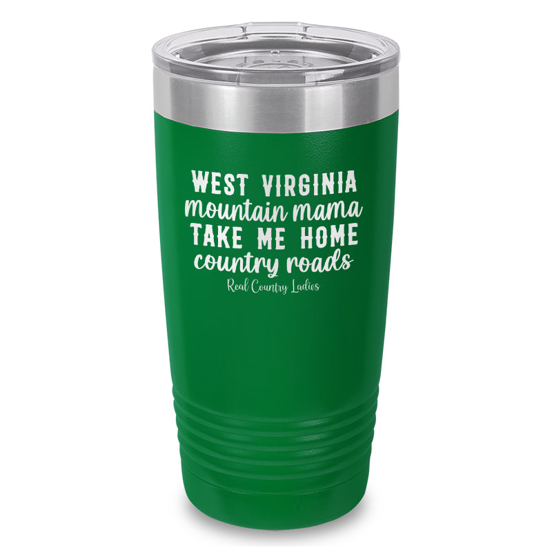 West Virginia Mountain Mama Laser Etched Tumbler