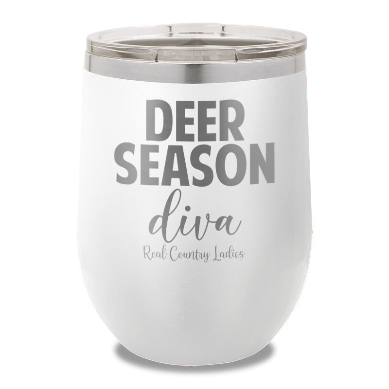 Deer Season Diva 12oz Stemless Wine Cup