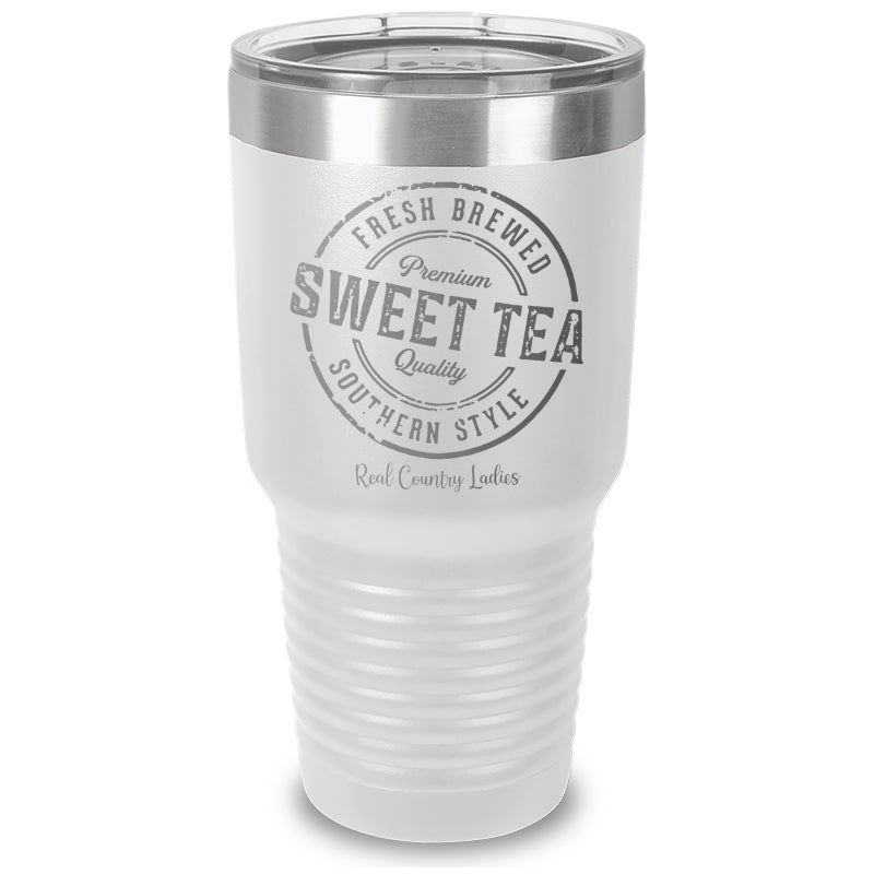 Fresh Brewed Sweet Tea Laser Etched Tumbler