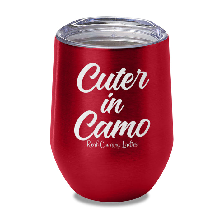 Cuter In Camo Laser Etched Tumbler