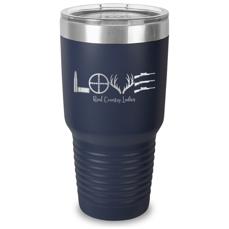 Hunting Love Laser Etched Tumbler