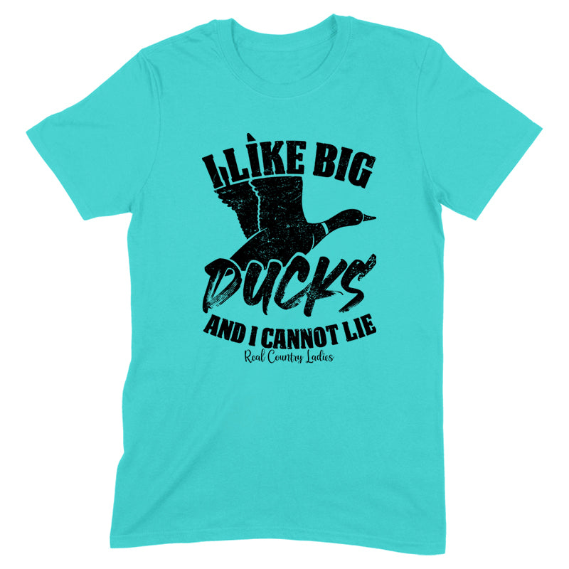 I Like Big Ducks Black Print Front Apparel