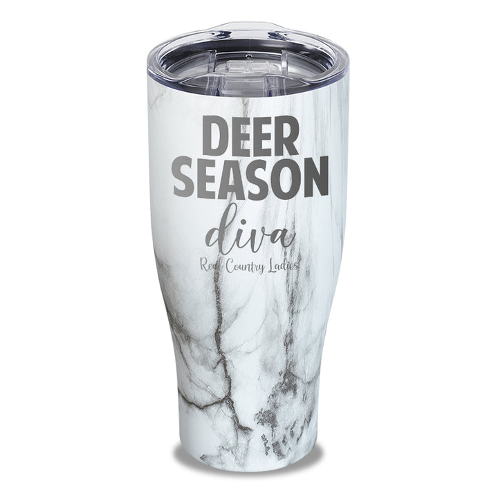 Deer Season Diva Laser Etched Tumbler