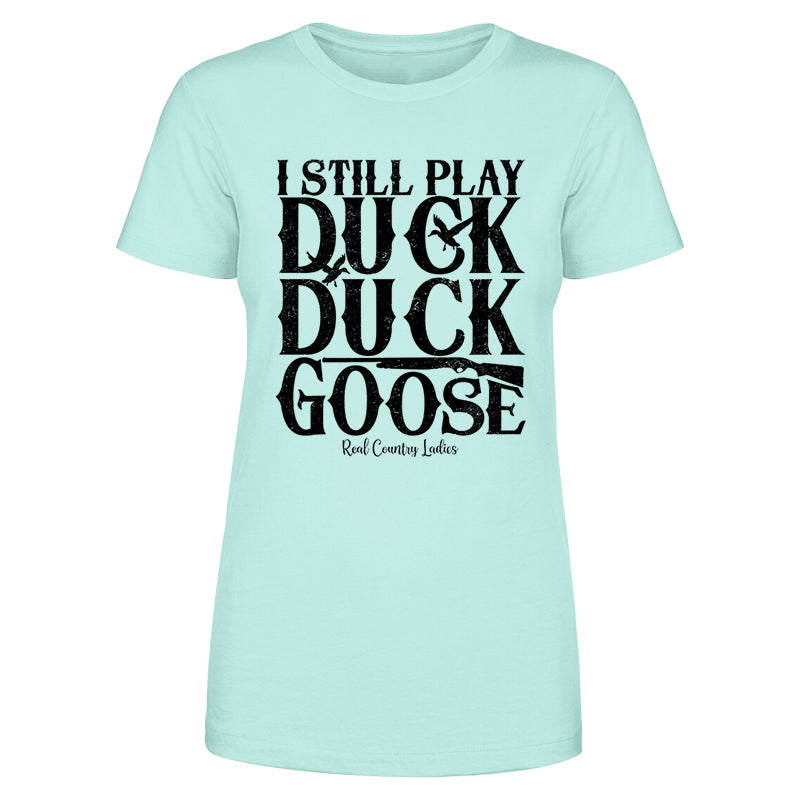 Duck Duck Duck The Goose Black Print Front Apparel