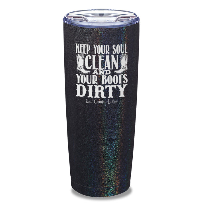 Keep Your Soul Clean Laser Etched Tumbler