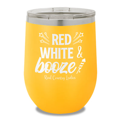 Red White And Booze 12oz Stemless Wine Cup