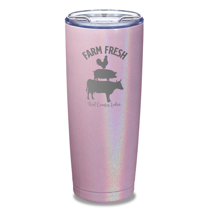 Farm Fresh Laser Etched Tumbler