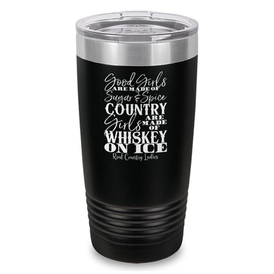 Whiskey On Ice Laser Etched Tumbler