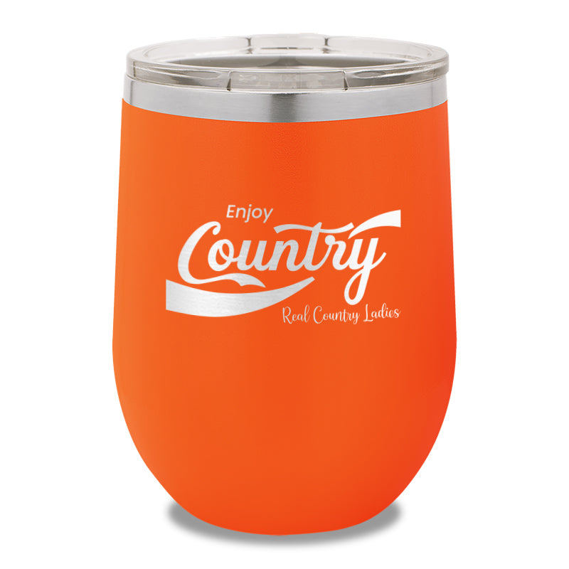 Enjoy Country 12oz Stemless Wine Cup