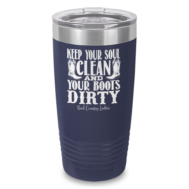 Keep Your Soul Clean Laser Etched Tumbler