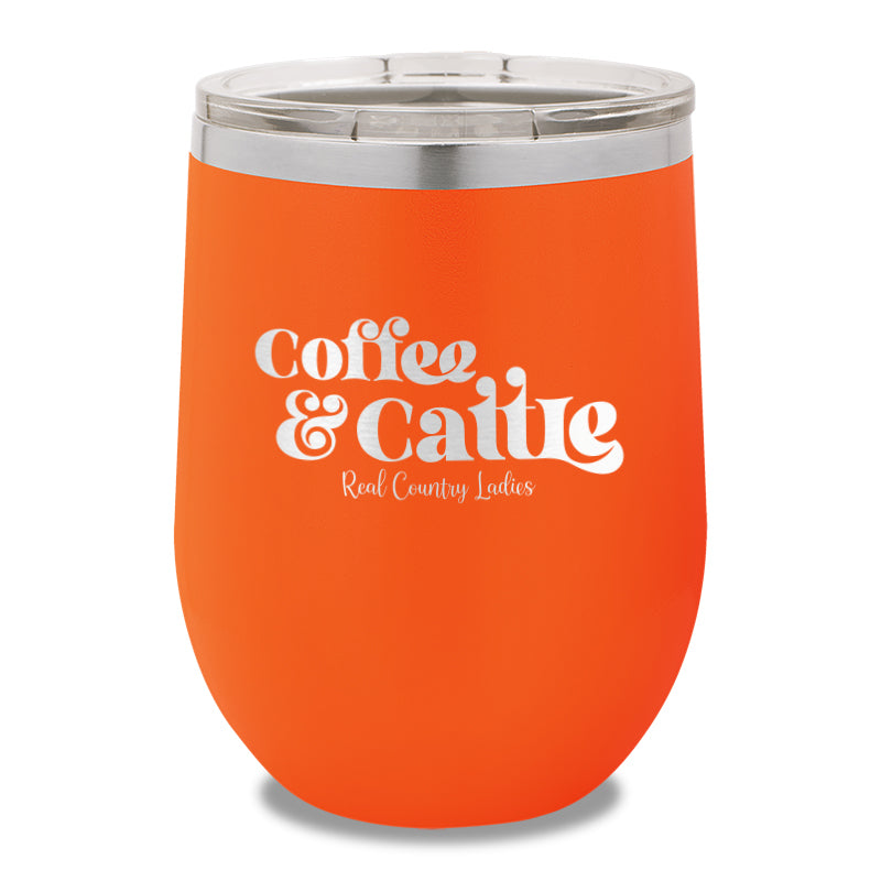 Coffee And Cattle 12oz Stemless Wine Cup