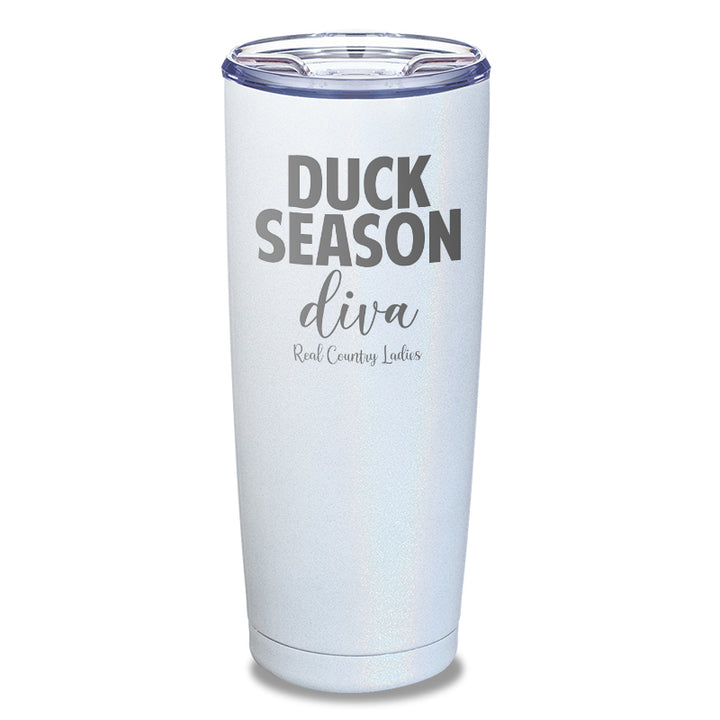 Duck Season Diva Laser Etched Tumbler