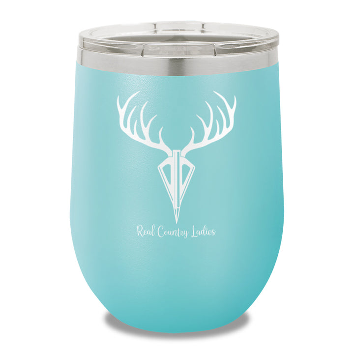 Arrow Deer 12oz Stemless Wine Cup