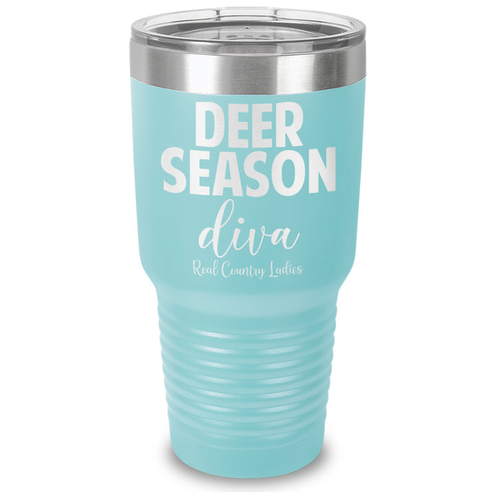 Deer Season Diva Laser Etched Tumbler