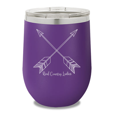 Cute Arrows 12oz Stemless Wine Cup