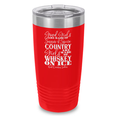 Whiskey On Ice Laser Etched Tumbler