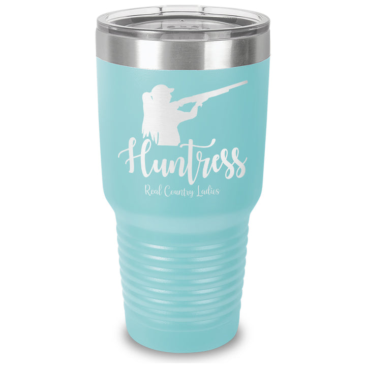 Huntress Shotgun Laser Etched Tumbler