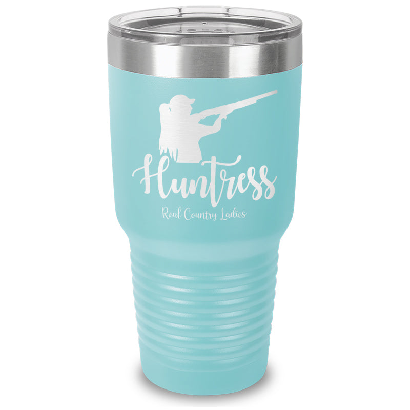 Huntress Shotgun Laser Etched Tumbler