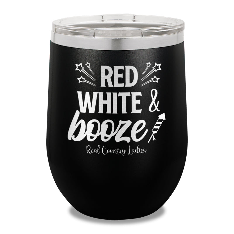 Red White And Booze 12oz Stemless Wine Cup