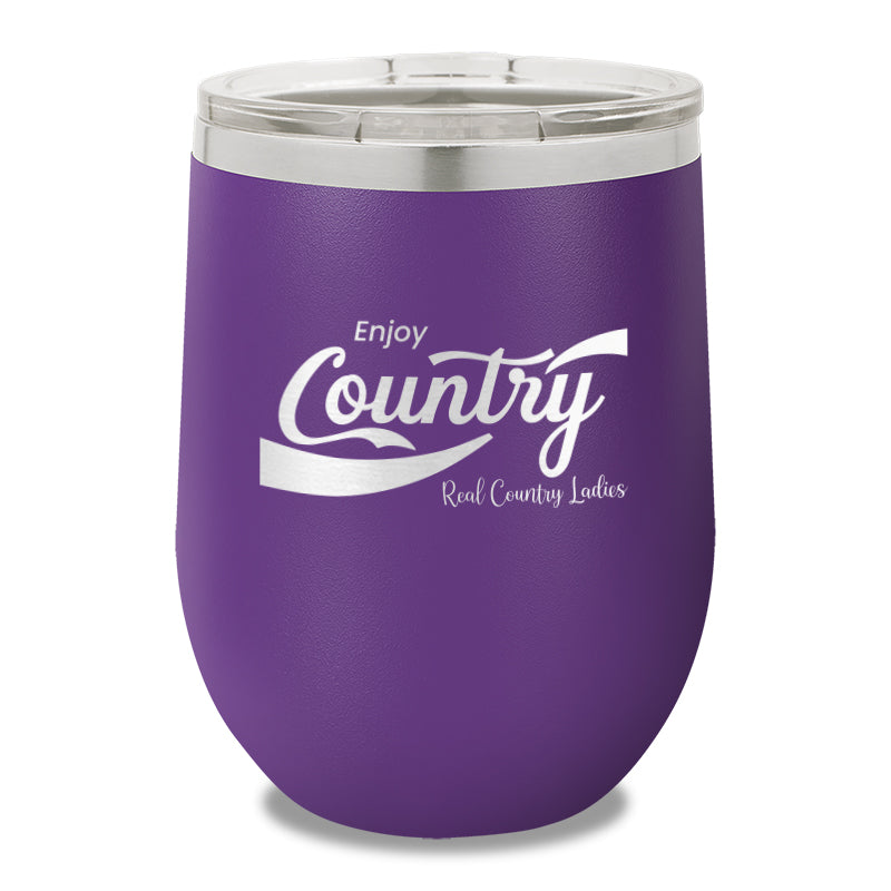 Enjoy Country 12oz Stemless Wine Cup