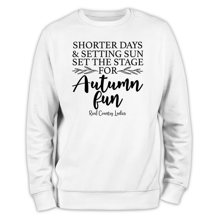 Shorter Days And Setting Sun Crewneck Sweatshirt