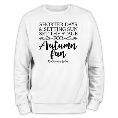 Shorter Days And Setting Sun Crewneck Sweatshirt
