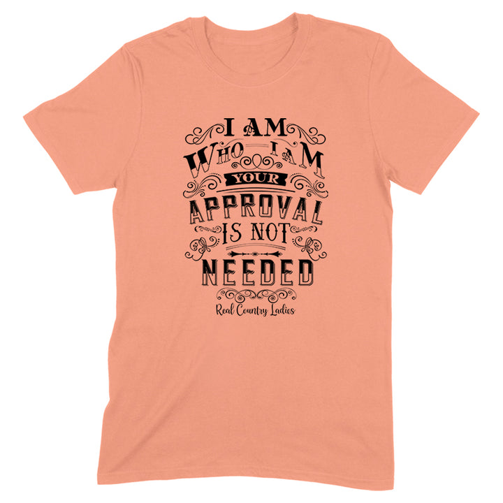 I Am Who I Am Black Print Front Apparel