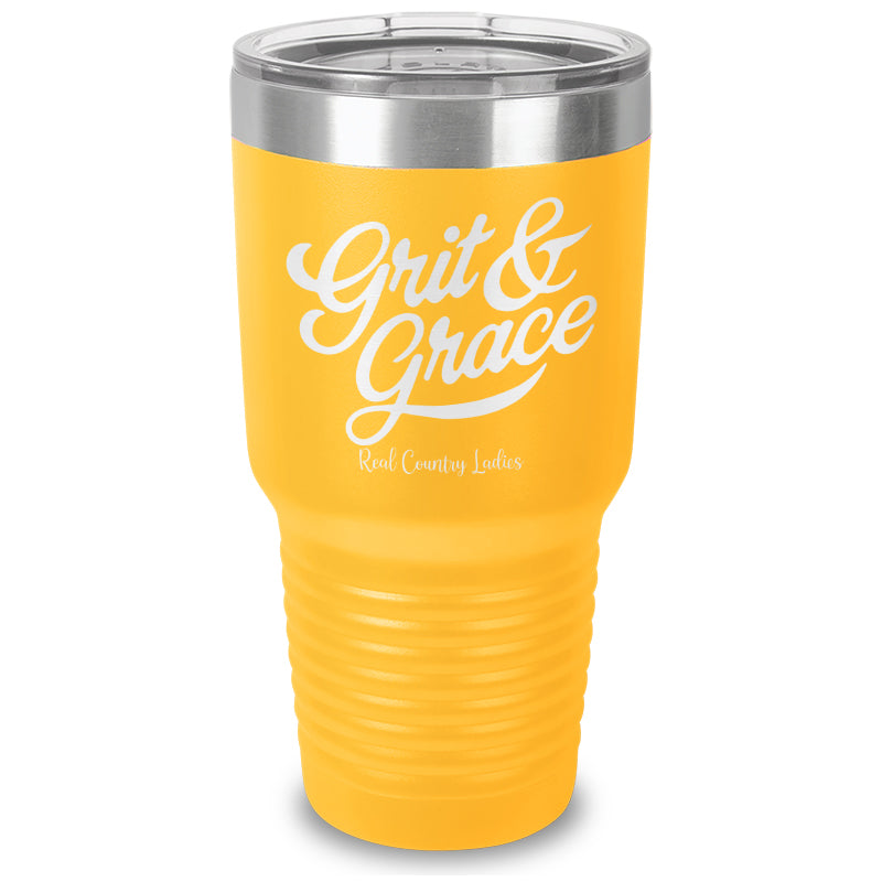 Grit And Grace Laser Etched Tumbler