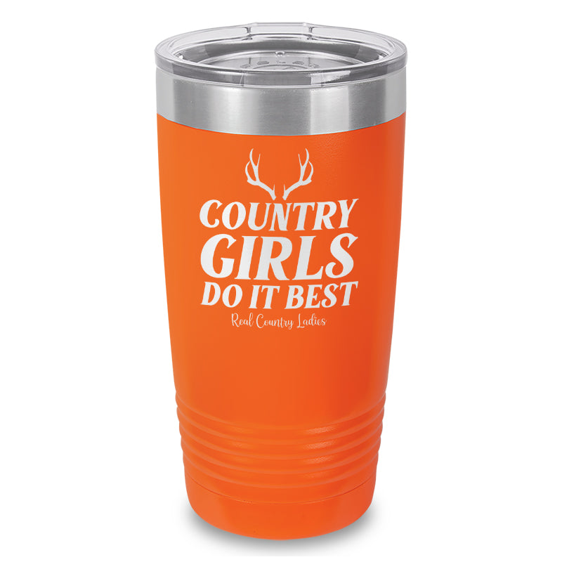 Country Girls Do It Best Laser Etched Tumbler