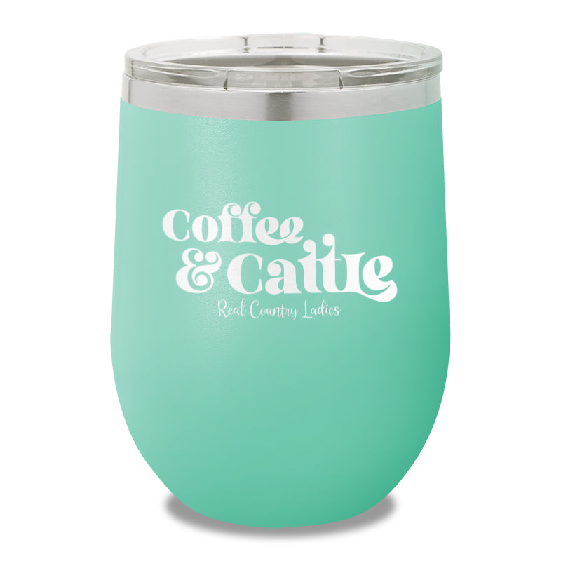 Coffee And Cattle 12oz Stemless Wine Cup