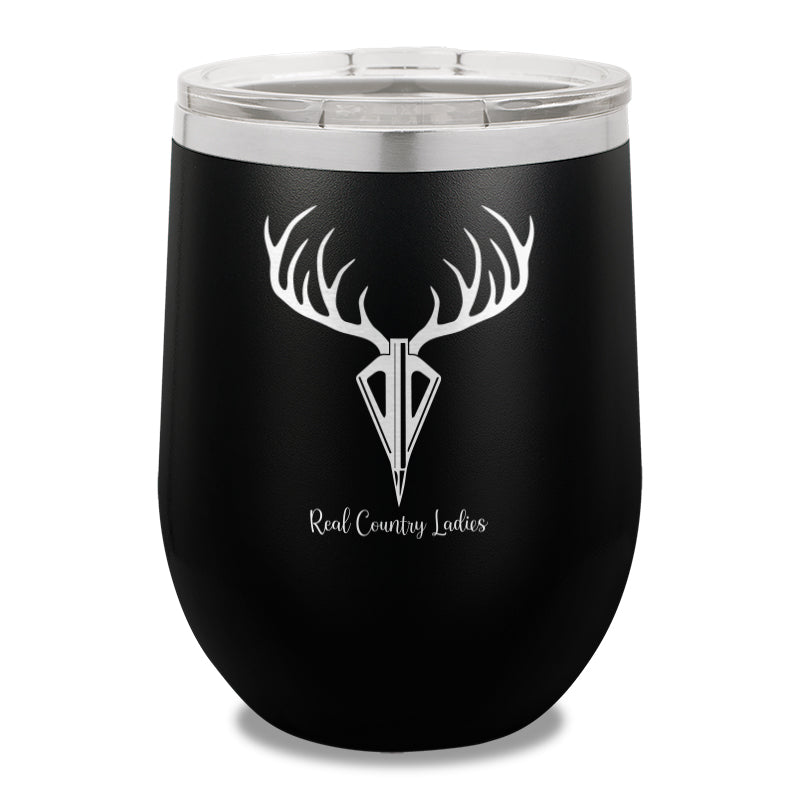 Arrow Deer 12oz Stemless Wine Cup