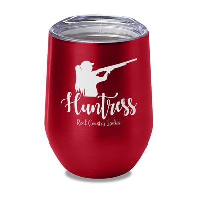 Huntress Shotgun Laser Etched Tumbler